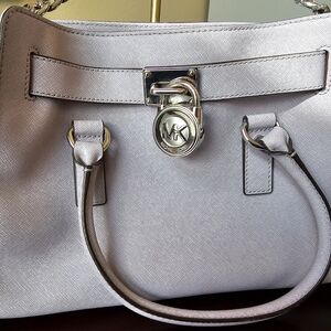 Michael Kors Hamilton Lavendar Lilac Satchel